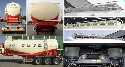 Junqiang  JQ9405GFL02 Medium density powder material transportation semi-trailer