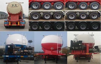 Junqiang  JQ9405GFL02 Medium density powder material transportation semi-trailer