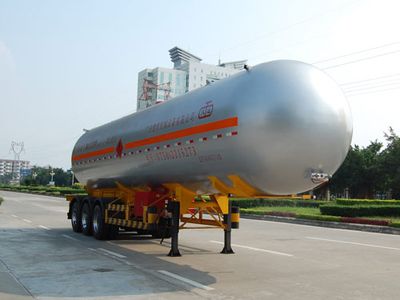 Jiuyuan  KP9406GYQ Semi trailer for liquefied gas transportation