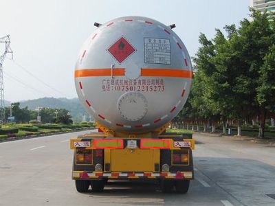 Jiuyuan  KP9406GYQ Semi trailer for liquefied gas transportation