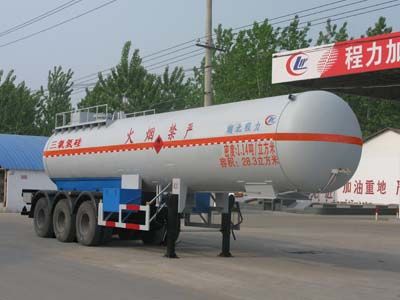 Cheng Liwei  CLW9401GRY Flammable liquid tank transport semi-trailer