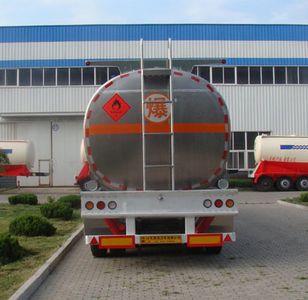 Shengrun  SKW9401GRY Aluminum alloy flammable liquid tank transport semi-trailer