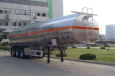 Shengrun  SKW9401GRY Aluminum alloy flammable liquid tank transport semi-trailer