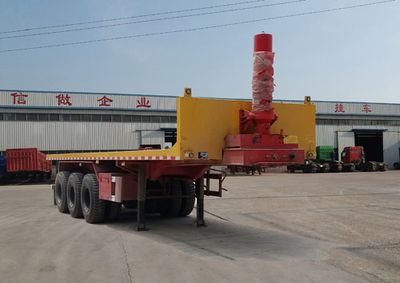 Yizhou brand automobile ZLT9401ZZXP Flat dump semi-trailer