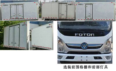 Foton  BJ5045XLCEV1 Pure electric refrigerated truck