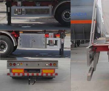 Shengrun  SKW9400GRYTW Flammable liquid tank transport semi-trailer