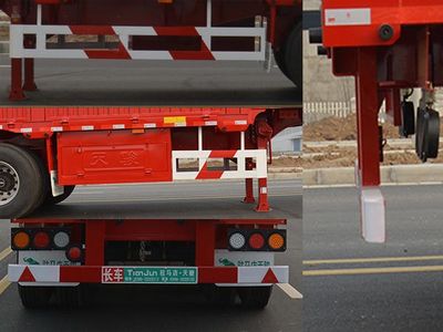 Tianjun Dejin brand automobiles TJV9406CCYE Gantry transport semi-trailer