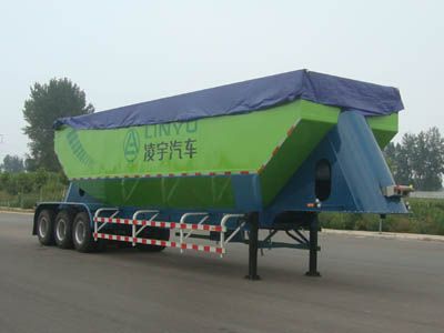 Lingyu  CLY9400ZLS Bulk grain transportation semi-trailer