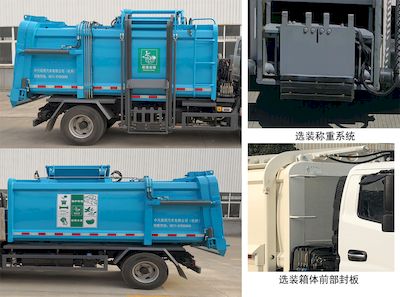 China National Automobile Corporation ZQZ5072ZZZJA6 Hydraulic Lifter Garbage truck 