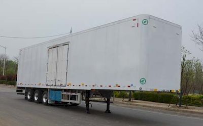 Tianjun Dejin brand automobiles TJV9400XXYK Aluminum alloy box transport semi-trailer