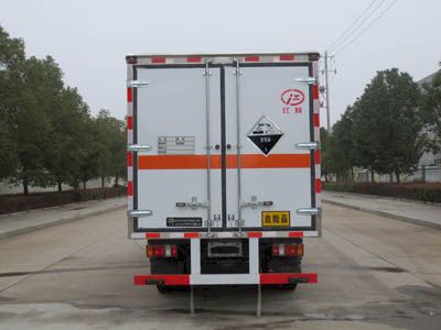 Jiangte brand automobiles JDF5040XFWJ6 Corrosive goods box transport vehicle