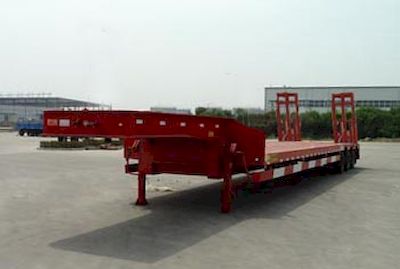 CIMC ZJV9385TDP Low flatbed semi-trailer