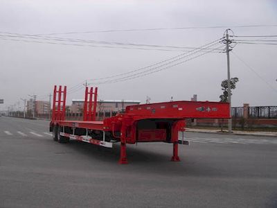 Wanqi Automobile CTD9351TDP Low flatbed semi-trailer