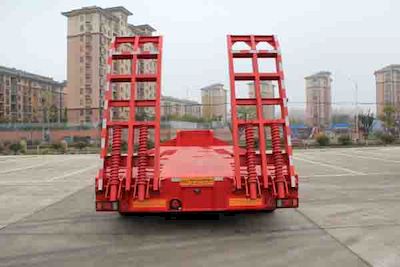 Wanqi Automobile CTD9351TDP Low flatbed semi-trailer