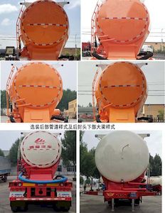 Juyun  LYZ9401GFL Medium density powder material transportation semi-trailer