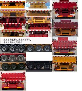 Juyunda brand automobile LZY9400ZH tipping chassis 