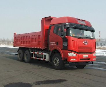 Jiefang Automobile CA3250P66K24L2T1E4 Flat head diesel dump truck