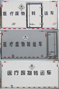 Jiangte brand automobiles JDF5041XYYB6 Medical waste transfer vehicle