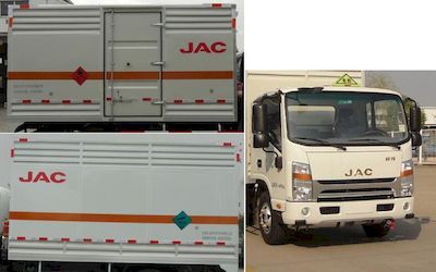 Jianghuai brand automobiles HFC5080TQPXVZ Gas cylinder transport vehicle