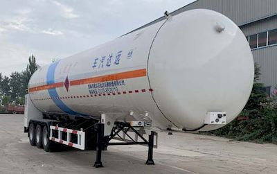 Yongkang  CXY9400GDY Low temperature liquid transport semi-trailer