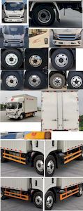 Jiangling Motors JX5084XXYTGH26 Box transport vehicle