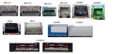 Jiudingfeng  JDA5160ZYSEQ5 Compressed garbage truck