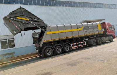 Tongmai  LTM9400ZYS Compressed garbage semi-trailer