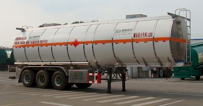 Shengrun  SKW9406GRYL Aluminum alloy flammable liquid tank transport semi-trailer