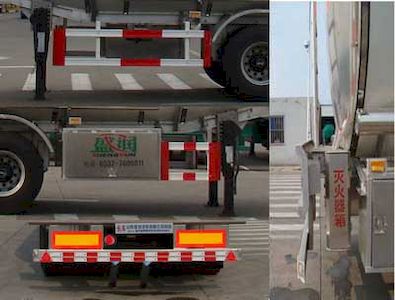 Shengrun  SKW9406GRYL Aluminum alloy flammable liquid tank transport semi-trailer