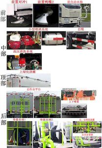 Zhonglian Automobile ZBH5163GSSCAY5 Sprinkler truck