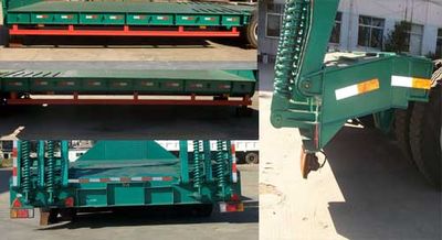 Jilu Hengchi  PG9350TDP Low flatbed semi-trailer