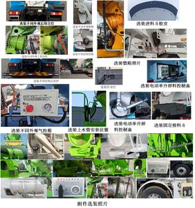 Yutong  ZKH5312GJBP6BEV10 Pure electric concrete mixing and transportation vehicle