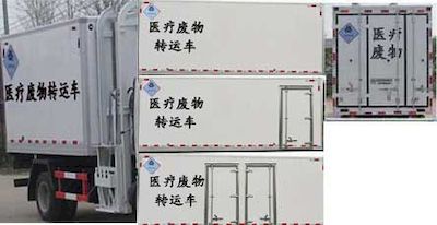 Duo Shi Xing  JHW5040XYYJX Medical waste transfer vehicle