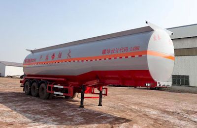 Zhengkang Hongtai brand automobiles HHT9407GRY Flammable liquid tank transport semi-trailer