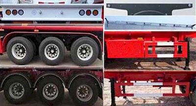 Zhengkang Hongtai brand automobiles HHT9407GRY Flammable liquid tank transport semi-trailer