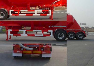 Tonghua  THT9342GFL Powder material transportation semi-trailer