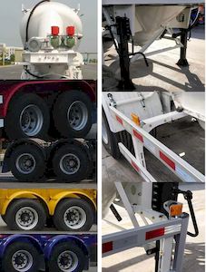 Tonghua  THT9342GFL Powder material transportation semi-trailer