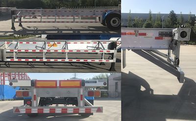 Xinneng Kungang  ZBR9351TJZ Aluminum alloy container transport semi-trailer