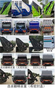 Rongjunda  HHX5311ZYSSX6 Compressed garbage truck