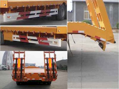 Juntong  JF9400TDP Low flatbed semi-trailer