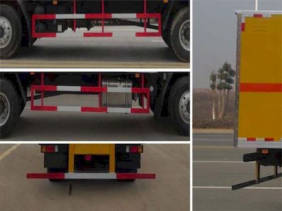 Huatong brand automobiles HCQ5180XRQLZ5 Flammable gas box transport vehicle