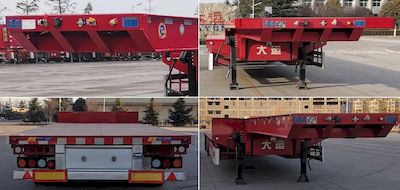 Dayun  DYX9401TDP370 Low flatbed semi-trailer