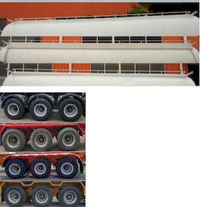 Longxinghui  HLV9403GFL Medium density powder material transportation semi-trailer