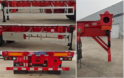 Dongrun  WSH9403TWY Transport semi-trailer of dangerous goods tank frame