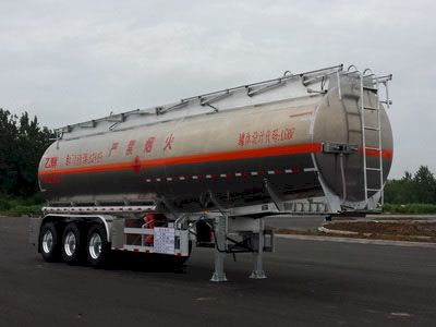 Yongqiang  YQ9405GRYY2 Aluminum alloy flammable liquid tank transport semi-trailer