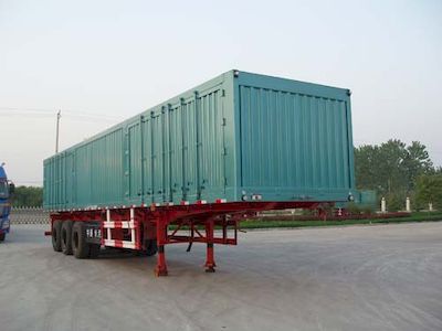 Liangxing brand automobile LX9380XXY Box transport semi-trailer