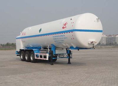 Changhua  HCH9404GDYA Low temperature liquid transport semi-trailer