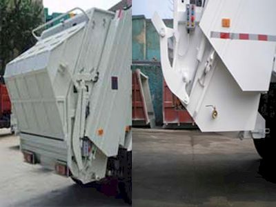 Qingzhuan  QDZ5120ZYSED Compressed garbage truck