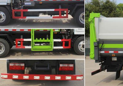 Runzhixing  SCS5040ZZZEQ6 Hydraulic Lifter Garbage truck 