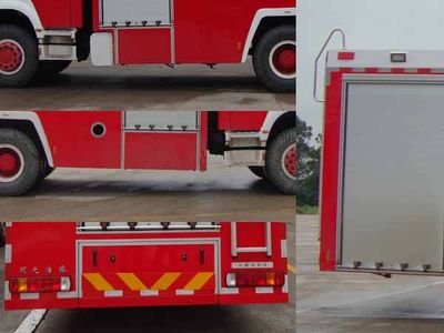 Guangtong Automobile MX5190GXFSG80HS Water tank fire truck